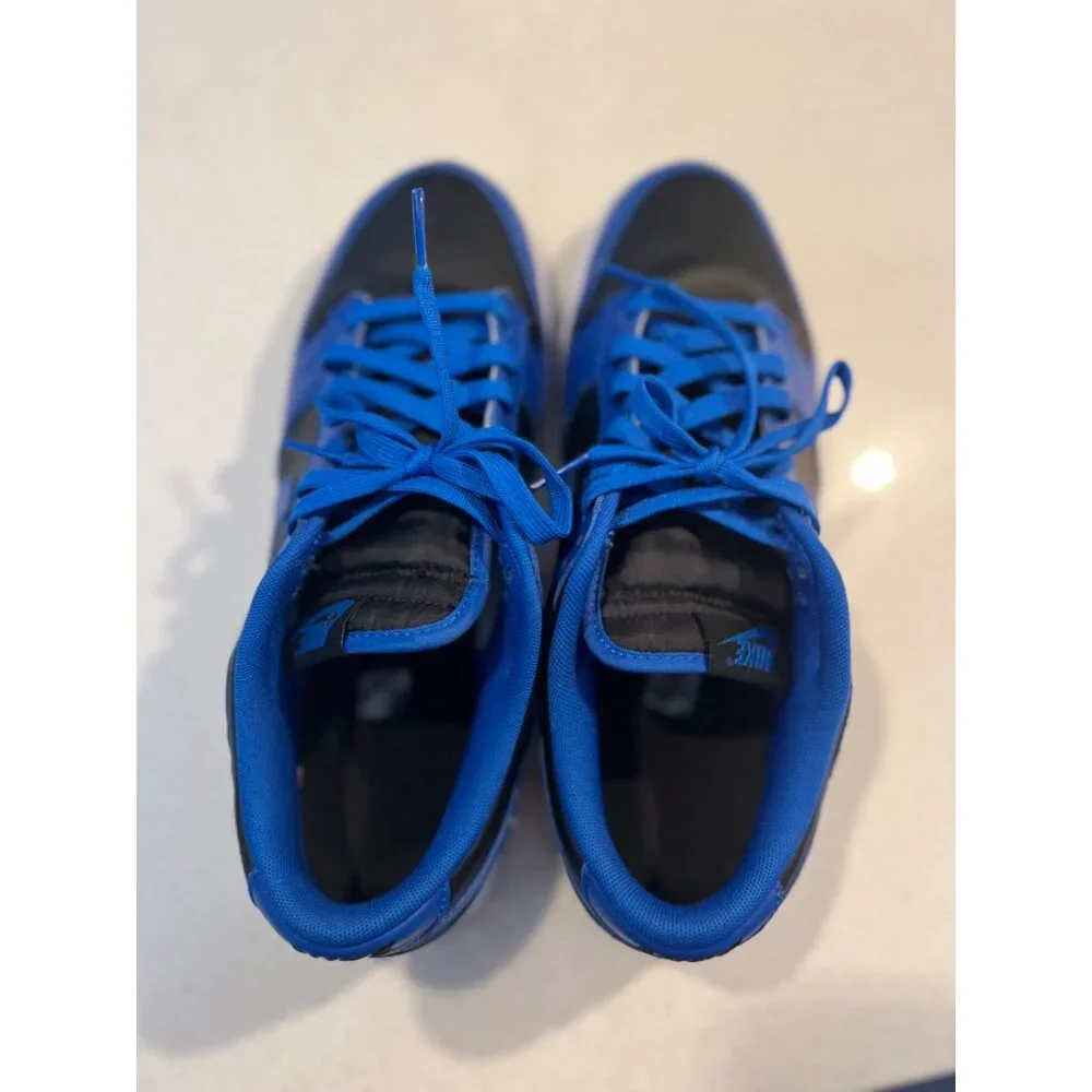 Nike Dunk Low Racer Blue Black‎ Men's Casual Lifestyle Shoes DD1391 001 Sz 10